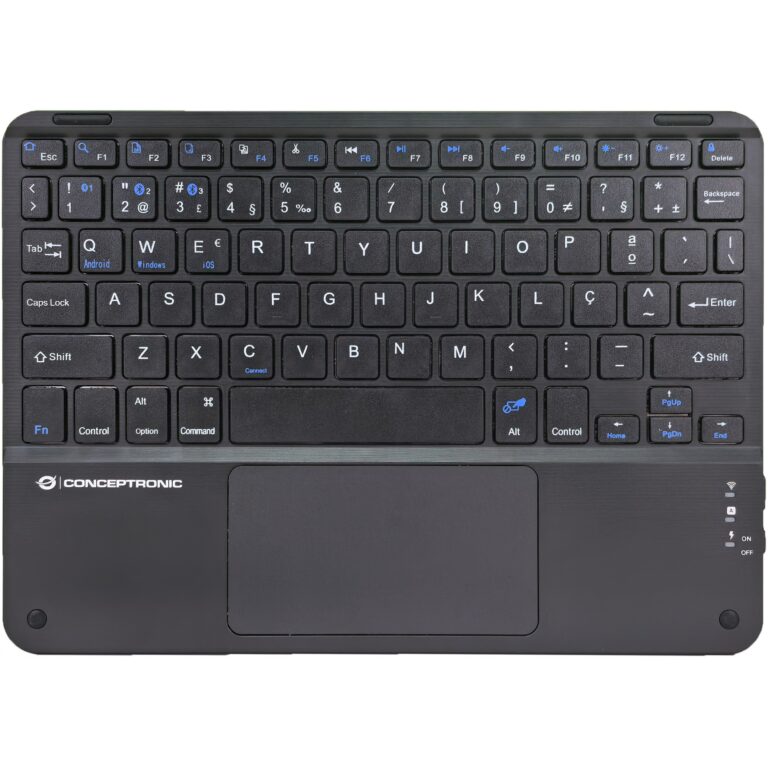 Tastierë pa kabllo / Conceptronic TOBIN01BPT / 10" / Portuguese layout / Zezë