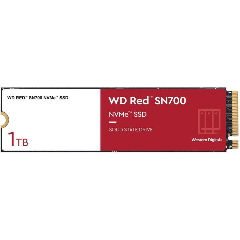 SSD të Brendshme WD Red SN700 M.2 2280 NVMe SSD 1TB PCIe Gen3 – for NAS