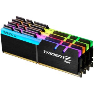 RAM Memorie G.SKILL Trident Z RGB DDR4-3600 CL16 / 64GB (4x16GB) / DIMM / Quad-Kit / Black / F4-3600C16Q-64GTZRC