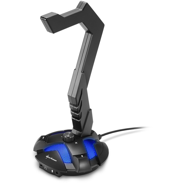 Mbajtëse e kufjeve Sharkoon X‑Rest 7.1 Headset Stand – Zezë