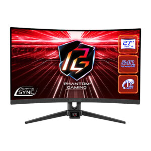 Monitor Gaming ASRock PG27F15RS1A / 27" / Full HD VA / 240 Hz / 1 ms / HDMI+DP / Curved - Zezë