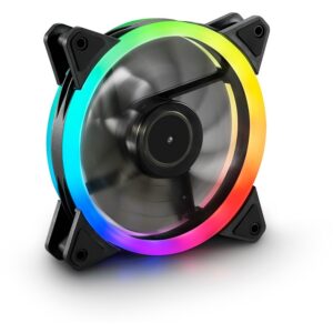 Ftohës për Kasë 120mm Sharkoon SHARK Blades RGB Fan – Zezë