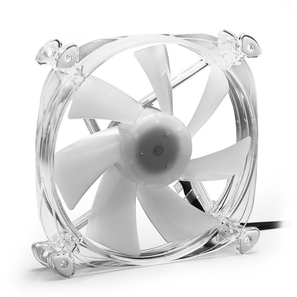 Ftohës për Kasë 120mm Sharkoon SHARK Disc PWM RGB Fan – Transparent - Figura 3