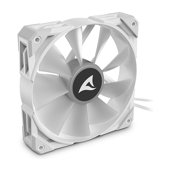 Ftohës për Kasë 120mm Sharkoon Rebel F50 PWM – Bardhë - Figura 2
