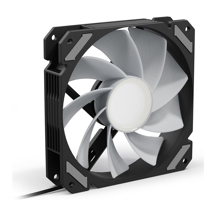 Ftohës për Kasë Sharkoon SHARK Mirror RGB PWM Reverse / 120mm – Zezë - Figura 2