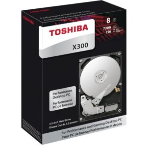 HDD e brendshme Toshiba X300 Performance - Festplatte - 12 TB - intern - 3.5" (8.9 cm) - SATA 6Gb/s - 7200 rpm - Puffer: 256 MB