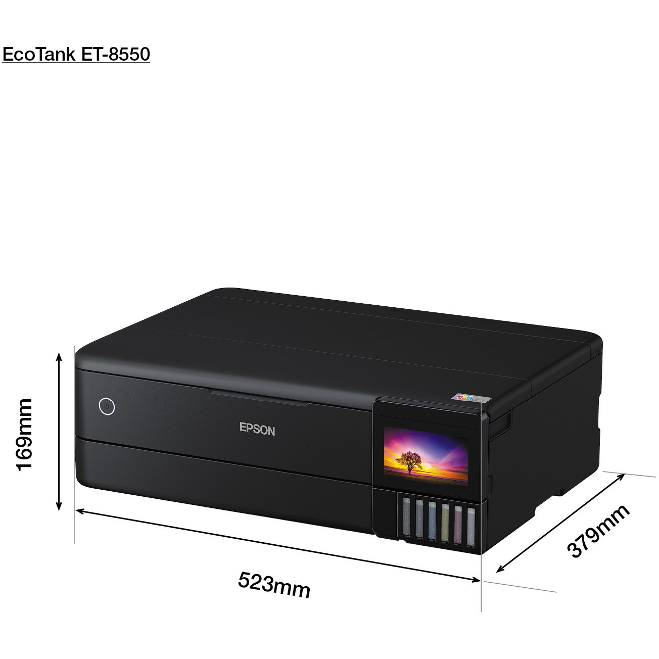 Printer Inkjet Epson EcoTank ET-8550 / A3 - Zezë - Figura 5
