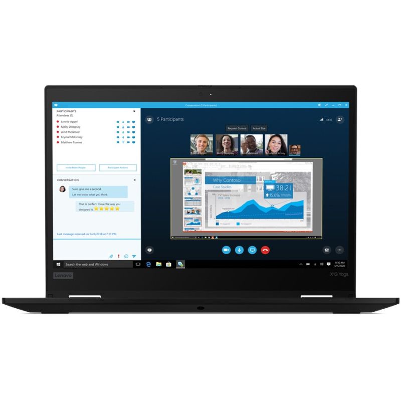 Laptop Lenovo Yoga X13 / Core i5-10210U / 8GB / 256GB / 13.3" Full HD IPS Touchscreen / Intel UHD Graphics / e zezë - Figura 2