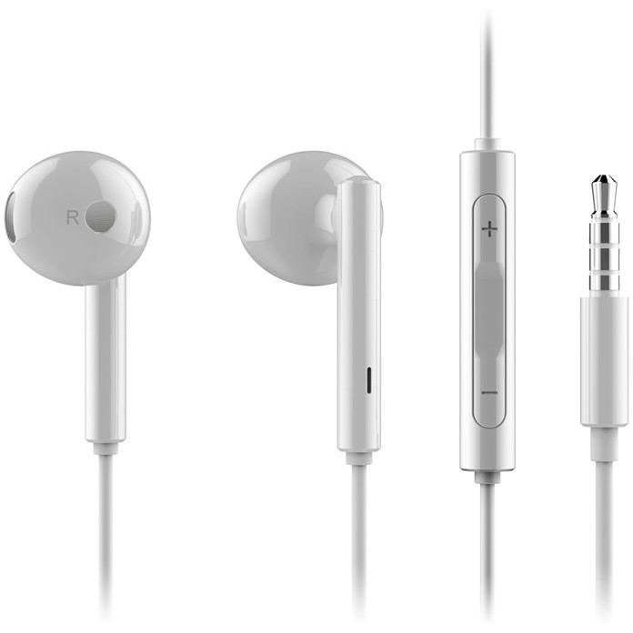 Kufje me kabllo Huawei AM115 In-Ear Stereo Headset / 3.5mm Jack / BULK Packaging - Bardhë
