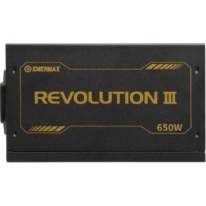 Furnizues Energjie PSU 650W Enermax Power Supply 650W Revolution3 80+ Gold Black FULLMOD