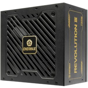 Furnizues Energjie PSU 750W Enermax Power Supply 750W Revolution3 80+ Gold Black FULLMOD