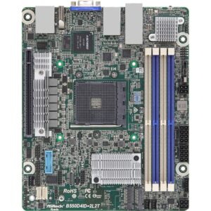Pllakë Amë MB Server ASRock Mainboard B550D4ID-2L2T mini-ITX Sockel AM4 Single
