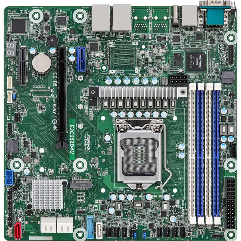 Pllakë Amë Intel ASRock E3C252D4U / micro-ATX / Socket 1200 / Single