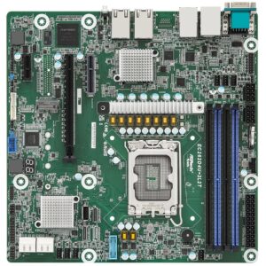 Pllakë Amë MB Server ASRock Mainboard EC262D4U-2L2T micro-ATX Sockel 1700 DDR5-only Single