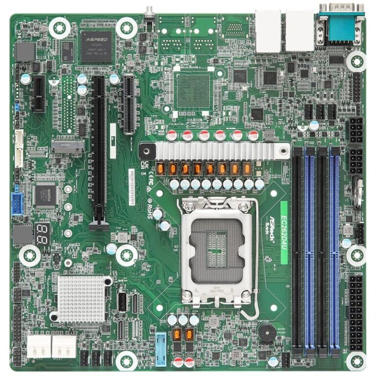 Pllakë Amë ASRock EC262D4U / LGA1700 / DDR5 / micro‑ATX / Single Socket