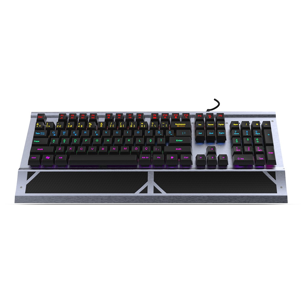 Tastierë Gaming Incase IKG-444 / RGB / Mekanike / QWERTY DE Layout – Zezë