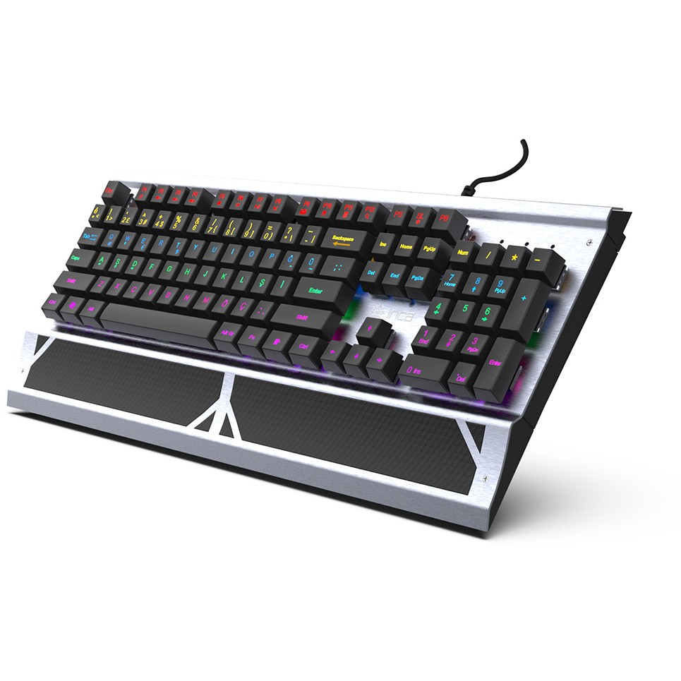 Tastierë Gaming Incase IKG-444 / RGB / Mekanike / QWERTY DE Layout – Zezë - Figura 2