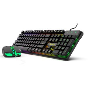 Combo (Tastierë & Maus)cIncase IKG-448 Gaming/ RGB / QWERTY DE Layout – Zezë