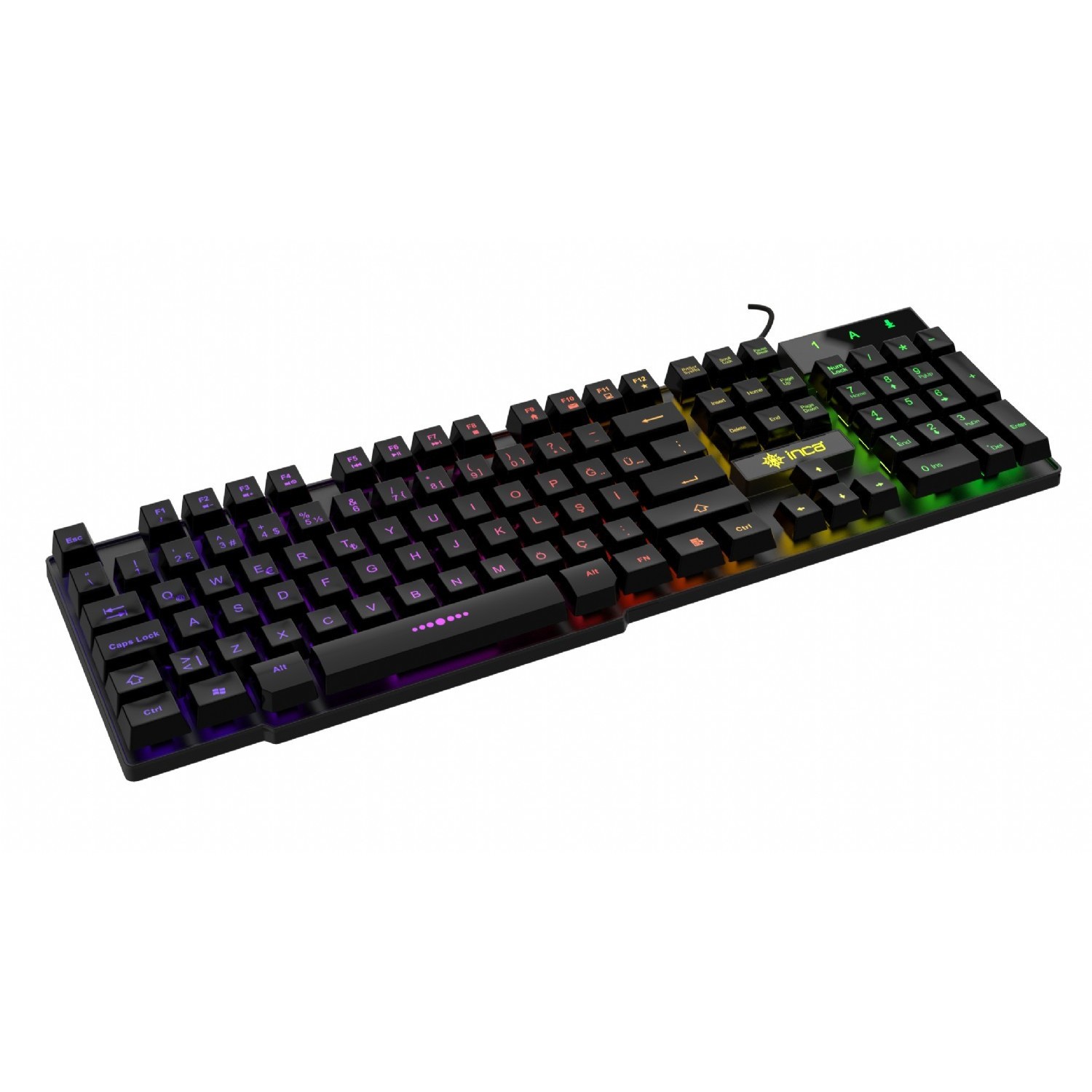 Tastierë Gaming Incase / IKG-446 / RGB / QWERTY - Zezë - Figura 4
