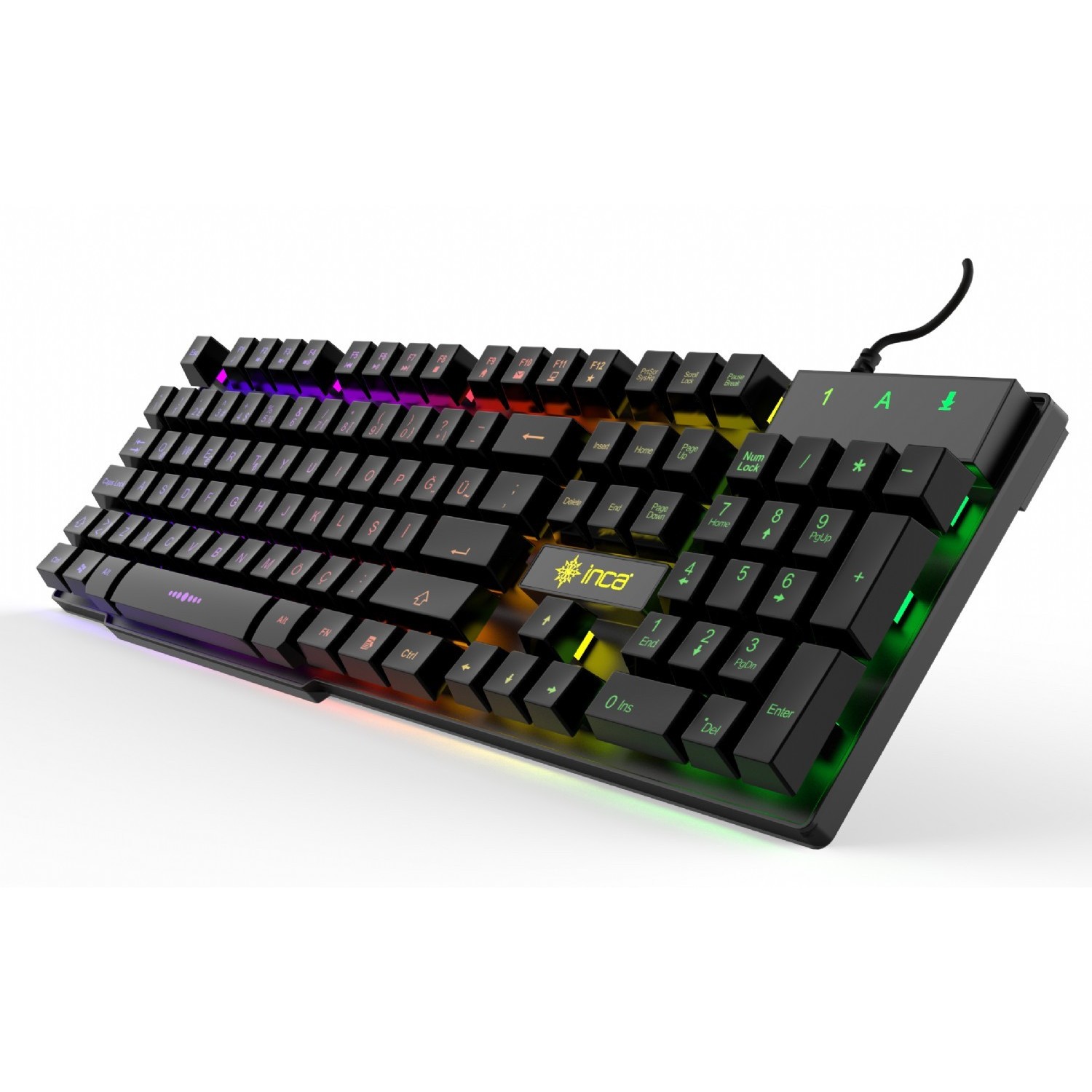 Tastierë Gaming Incase / IKG-446 / RGB / QWERTY - Zezë - Figura 5