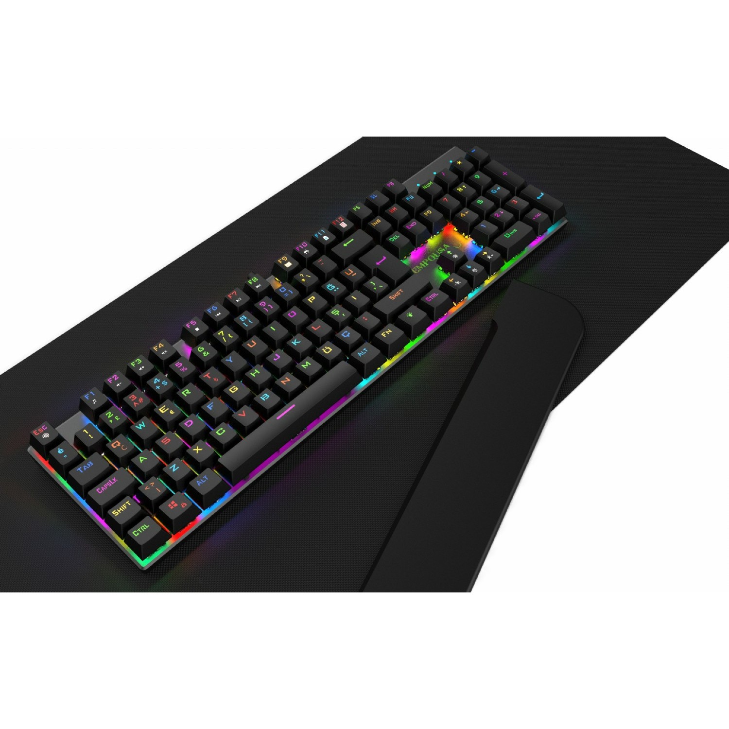 Tastierë Gaming Incase IKG-443 / RGB / Mekanike / QWERTY DE Layout – Zezë - Figura 5