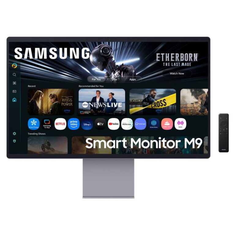 Monitor Gaming Samsung Smart S32FM900SU / 32"/ 4K Ultra HD / OLED / 165Hz / 0.03ms / USB-C + USB-A + HDMI + DisplayPort + HDCP - Argjendi