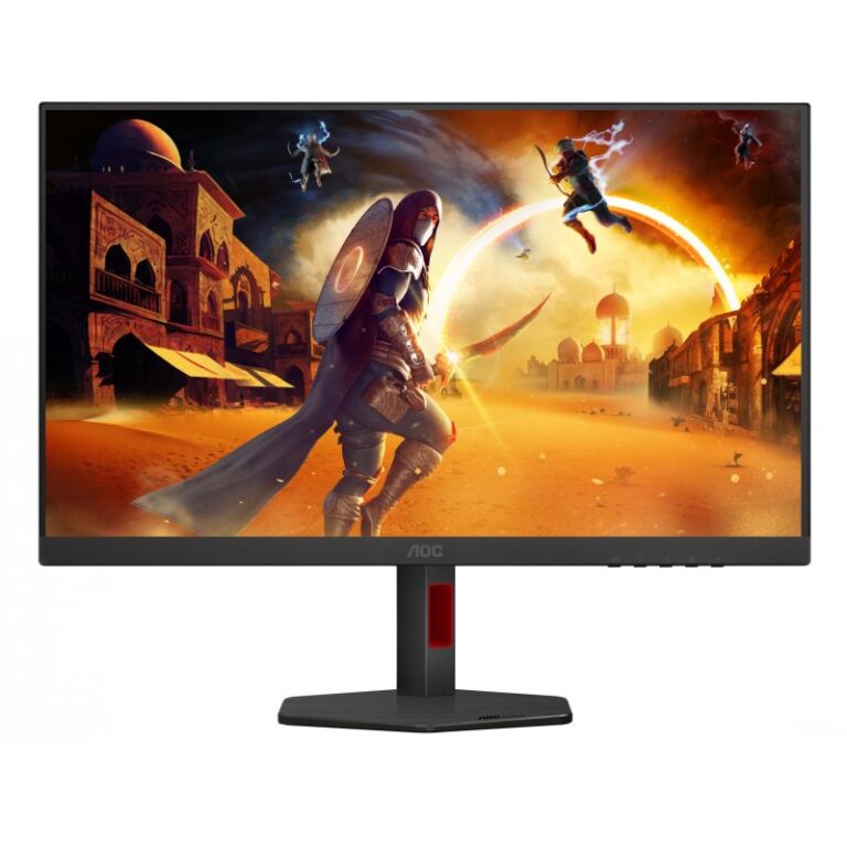 Monitor Gaming AOC U27G4R / 27"/ 4K Ultra HD Fast IPS / W-LED / 320Hz / 1ms / USB-B + USB-A + HDMI + DisplayPort - Zezë/Kuqe