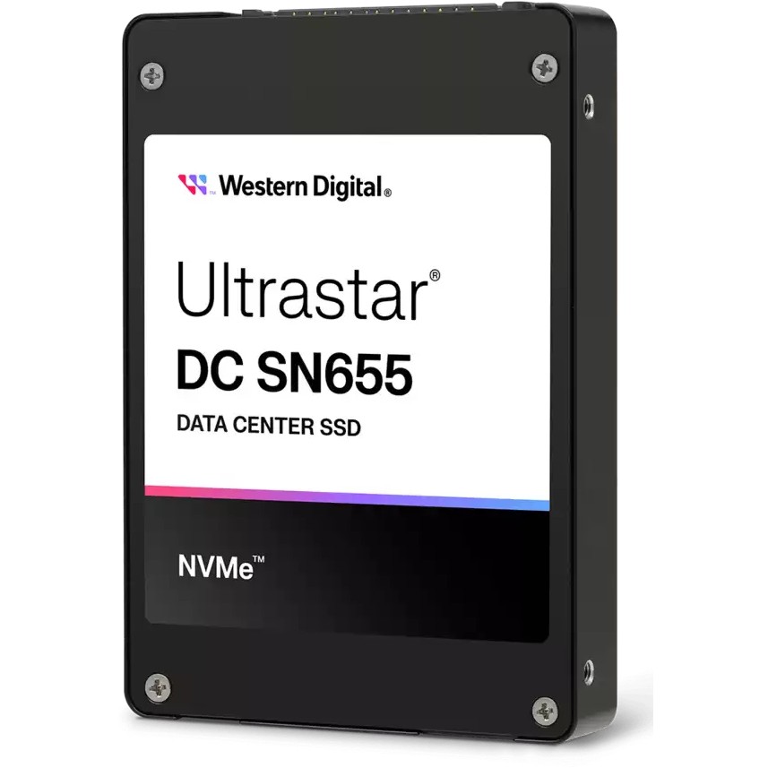 SSD e brendshme 2.5" WD Ultrastar DC SN655 WUS5EA1A1ESP7E3 - SSD - 15.36 TB - intern - U.3 PCIe 4.0 (NVMe)