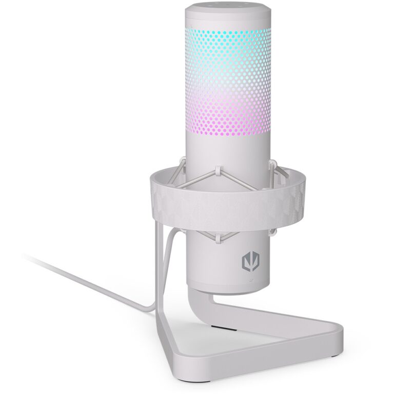 Mikrofon ENDORFY AXIS Streaming / USB‑C / RGB / 3.5mm Jack / Onyx e bardhë
