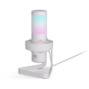 Mikrofon ENDORFY AXIS Streaming / USB‑C / RGB / 3.5mm Jack / Onyx e bardhë