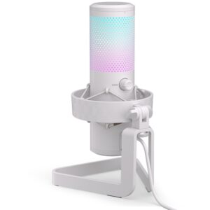 Mikrofon ENDORFY AXIS Streaming / USB‑C / RGB / 3.5mm Jack / Onyx e bardhë