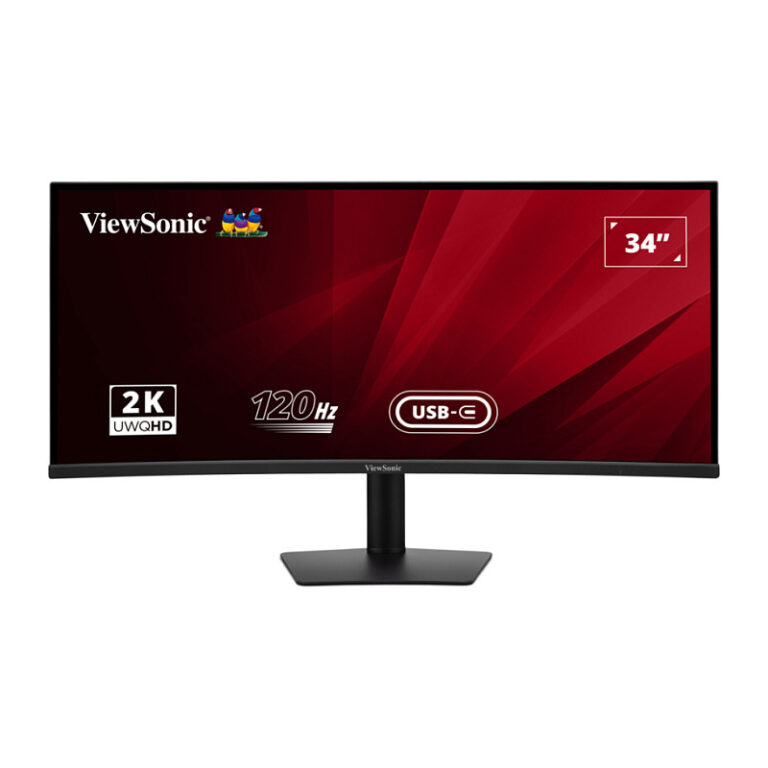 Monitor ViewSonic VA3420C / 34"/ UltraWide Quad HD IPS / LED / Curved / 120Hz / 1ms / HDMI+USB+DP - Zezë