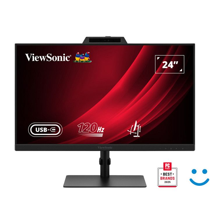 Monitor ViewSonic VG2441V / 24"/ Full HD IPS / LED / 120Hz / 4ms / HDMI + DisplayPort + USB / Webcam - Zezë