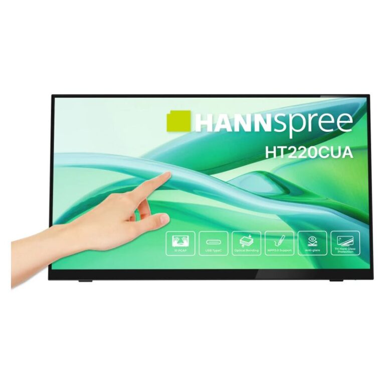 Monitor Hannspree HT220CUA / 21.4"/ Full HD TFT/IPS / LED / 60Hz / 6ms / USB + VGA + HDMI + DisplayPort - Zezë
