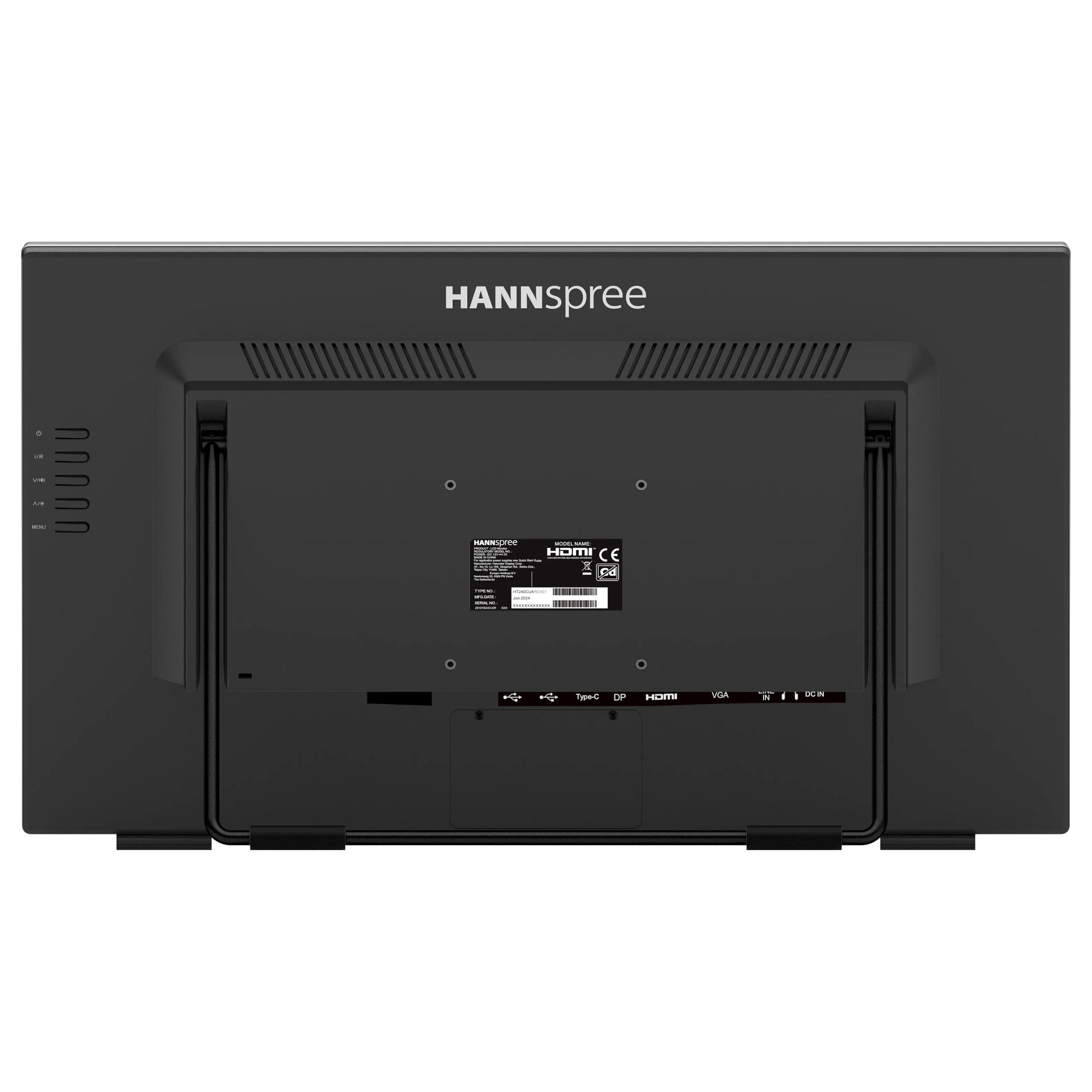 Monitor Hannspree HT240CUA / 23.8"/ Full HD VA AG / LED / Touchscreen / 100Hz / 6ms / USB + VGA + HDMI + DisplayPort - Zezë - Figura 4