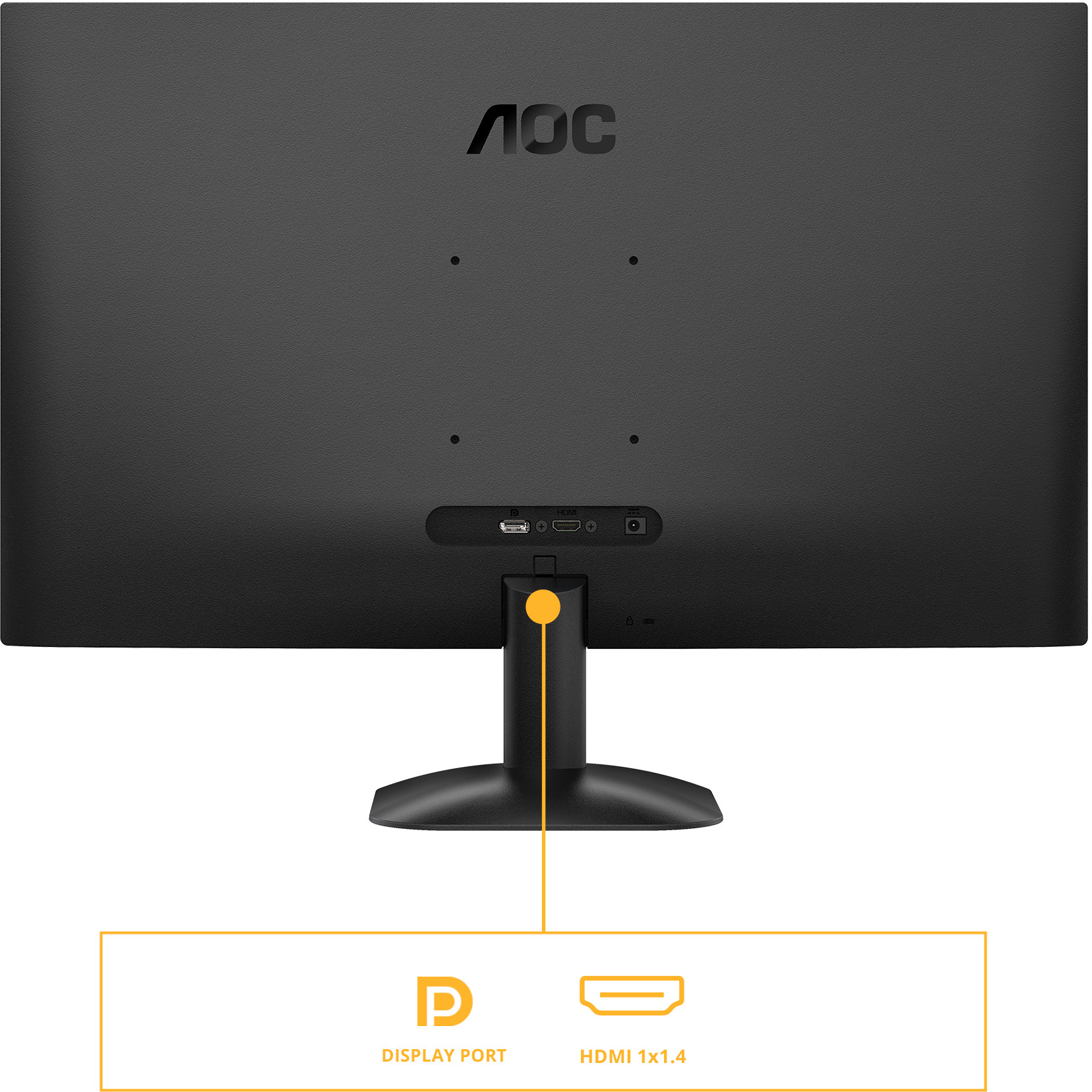 Monitor AOC Q27B35E / 27"/ Quad HD IPS / LED / 75Hz / 4ms / HDMI + DisplayPort - Zezë - Figura 3