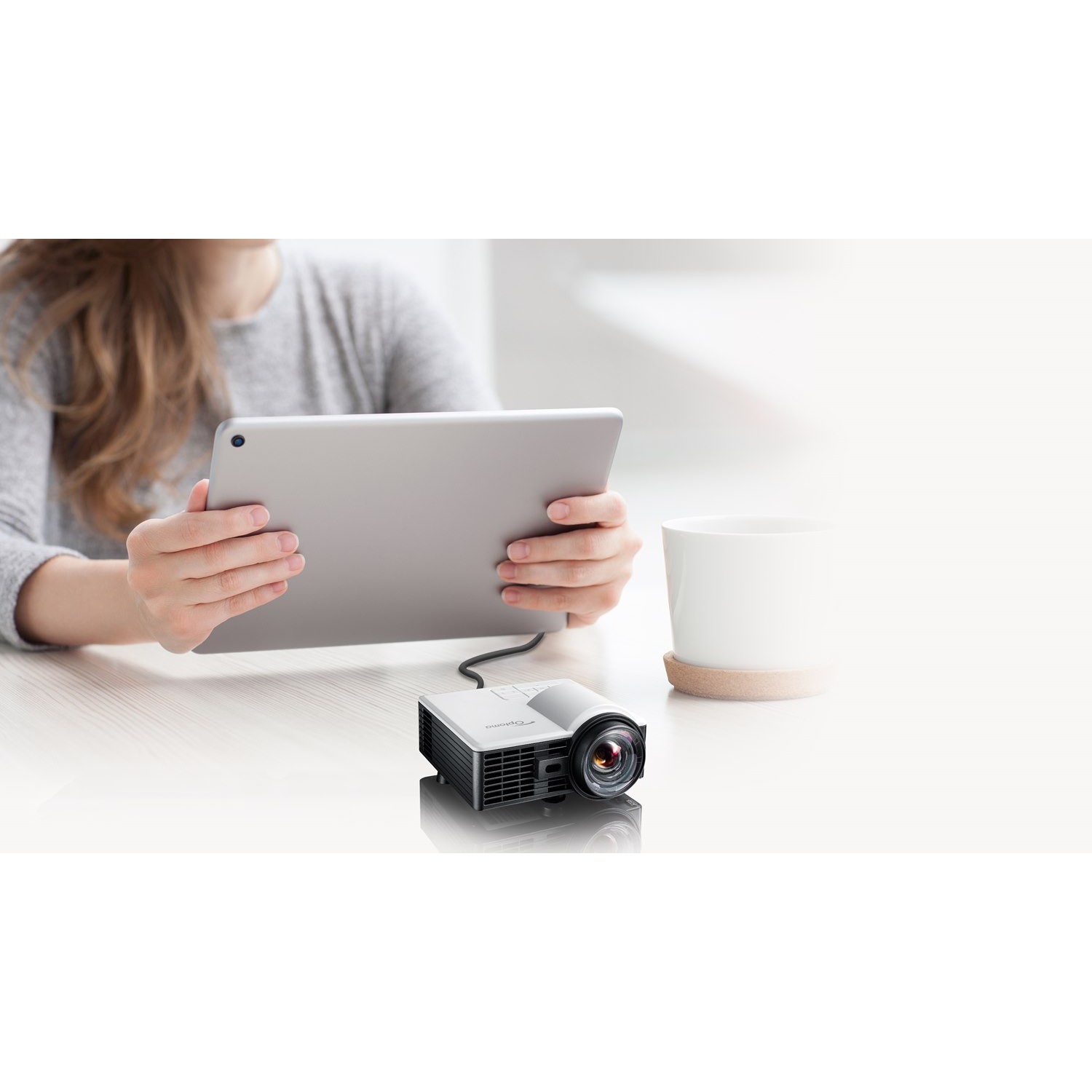 Projektor Optoma ML1050STi / DLP LED / 1000 Lumen / WXGA / 16:10 / 3D / Portable - Zezë - Figura 4