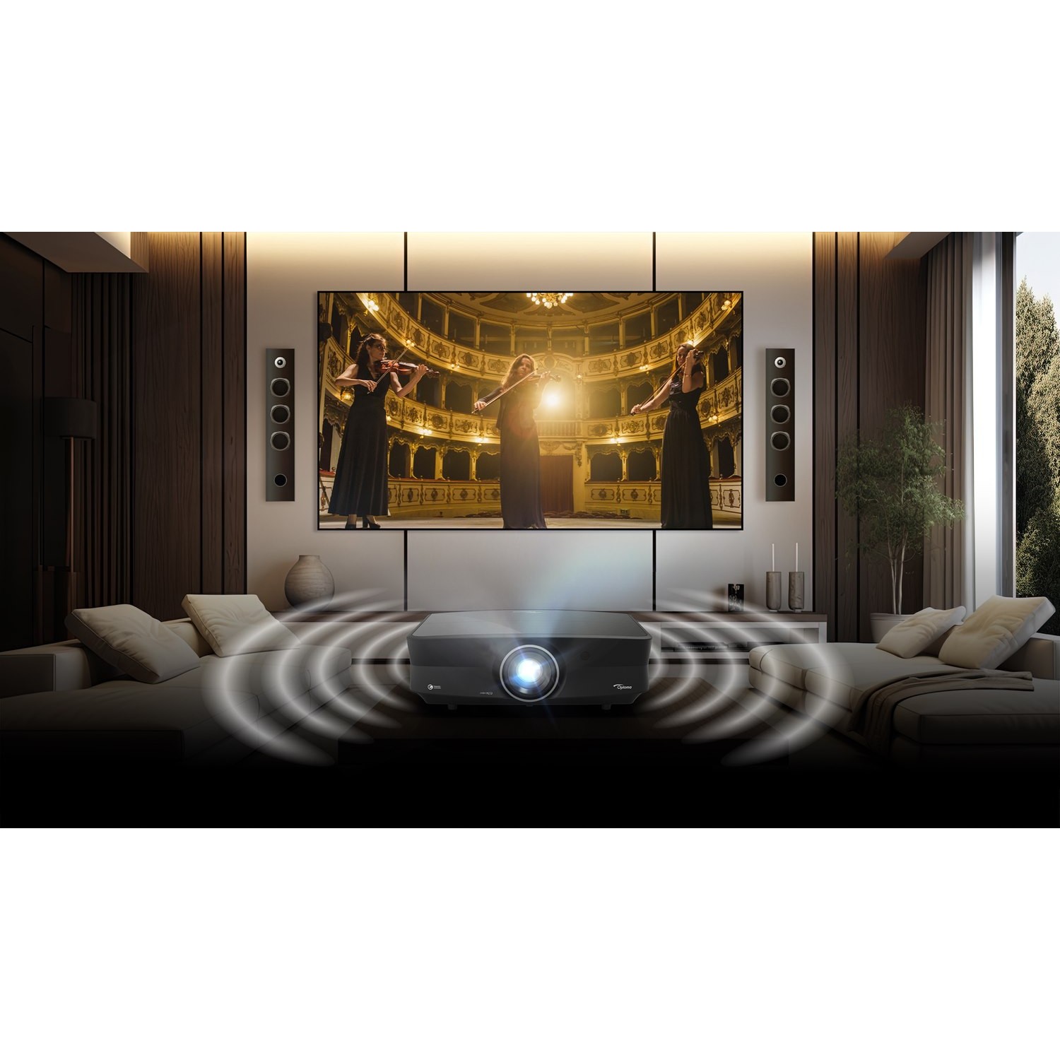 Projektor Optoma UHZ68LV / DLP Laser / 5000 Lumen / 4K UHD / 16:9 - Zezë - Figura 3