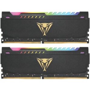 RAM Memorie DDR4 32 GB Patriot DIMM 3600 (2x 16 GB) Dual-Kit /PVSR432G360C8K. Viper Steel RGB. INTEL XMP. Zezë