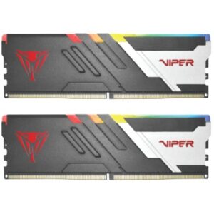 RAM Memorie DDR5 64 GB Patriot DIMM 6000 (2x 32 GB) Dual-Kit / PVVR564G600C30K. Viper Venom RGB. INTEL XMP. AMD EXPO/ E Zezë