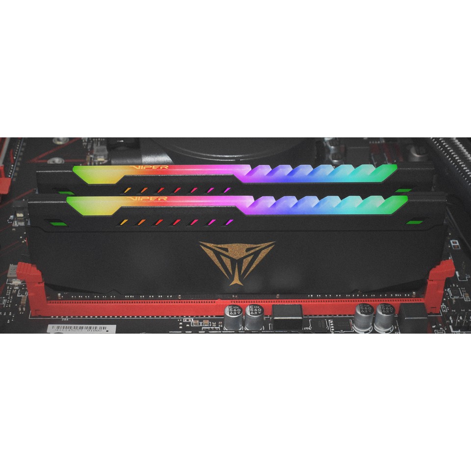 RAM Memorie DDR4 16 GB Patriot DIMM 3600 (2x 8 GB) Dual-Kit / PVSR432G360C0K. Viper Steel RGB. INTEL XMP/ E Zezë - Figura 4