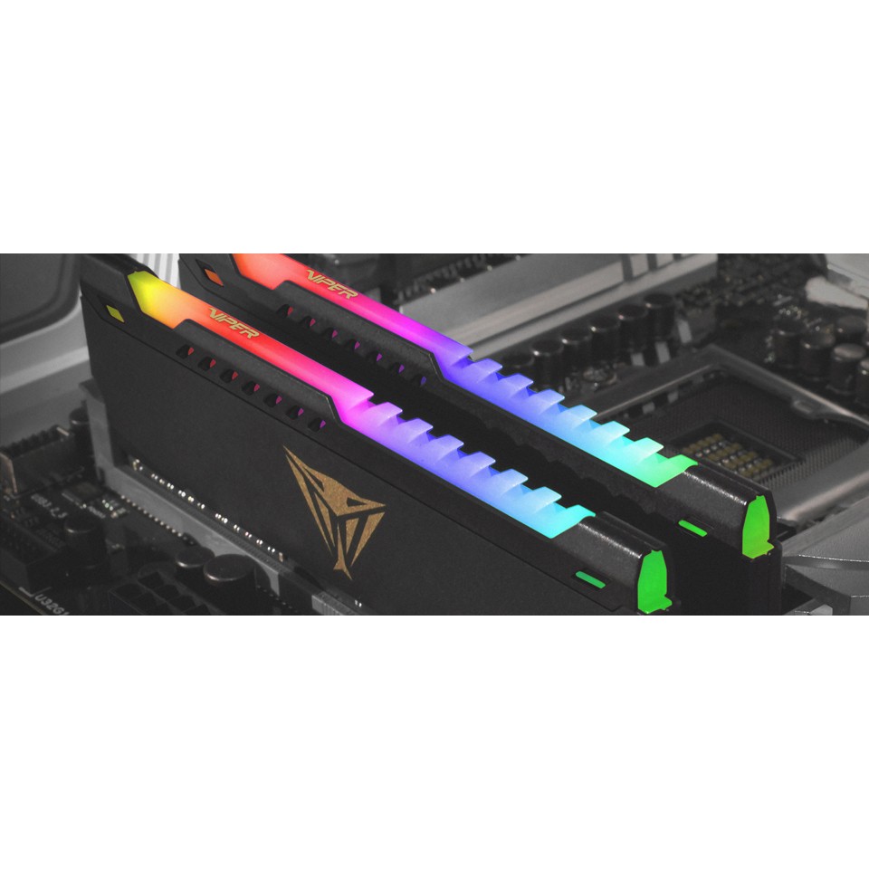 RAM Memorie DDR4 16 GB Patriot DIMM 3600 (2x 8 GB) Dual-Kit / PVSR432G360C0K. Viper Steel RGB. INTEL XMP/ E Zezë - Figura 5
