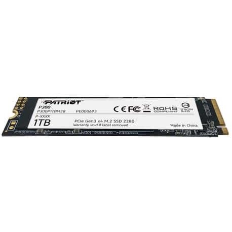 SSD të Brendshme 1TB Patriot P300 | M.2 2280 | PCIe 3.0 x4 | NVMe 1.3
