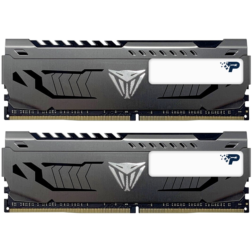 RAM Memorie DDR4 Patriot DIMM 3200 (2x 8 GB) Dual-Kit / PVS416G320C6K. Viper Steel. INTEL XMP/ Gri - Figura 2
