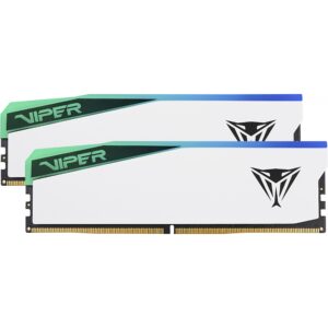 RAM Memorie DDR5 48 GB Patriot DIMM 6000 (2x 24 GB) Dual-Kit / PVER548G60C42KW. Viper Elite 5 RGB. INTEL XMP. AMD EXPO / Bardhë