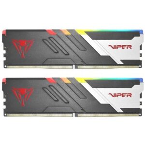 RAM Memorie DDR5 Patriot 64GB (2×32GB) 5600 DIMM Dual-Kit – Viper Venom RGB Intel XMP - Zezë
