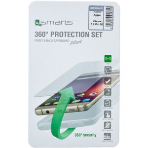 Aksesorë për telefon 4smarts 360° Protection Set  for Apple iPhone 7 / 8 / SE (2nd Gen) - Transparente