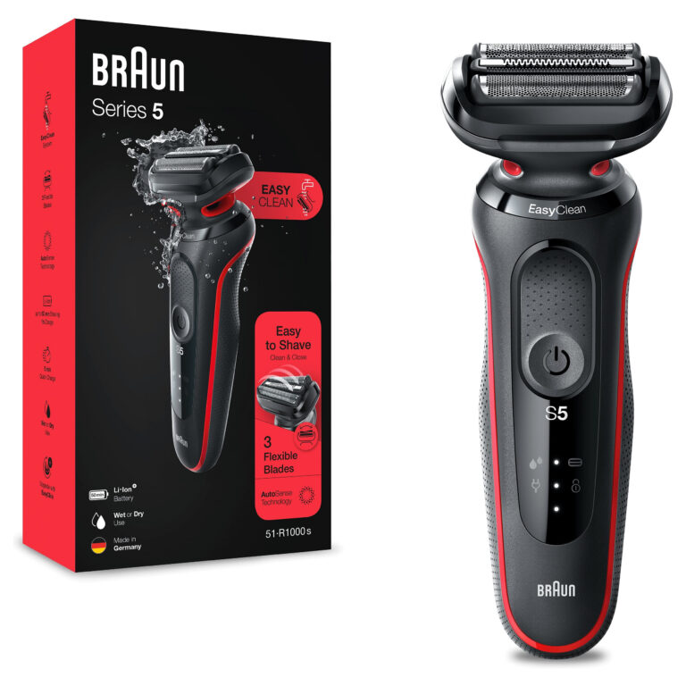 Makinë e rrojës Braun Series 5 51-R1000s – Zezë/Kuqe