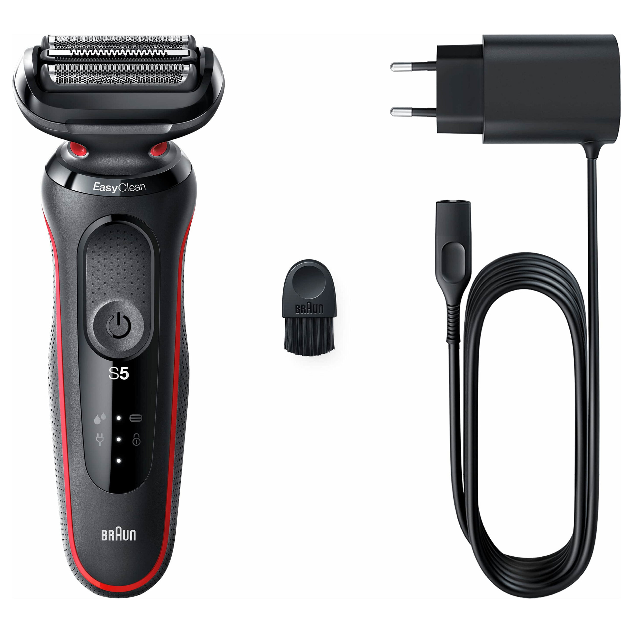 Makinë e rrojës Braun Series 5 51-R1000s – Zezë/Kuqe - Figura 5