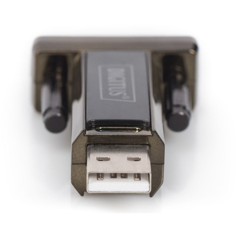 Adapter USB DIGITUS USB 2.0 Type‑A në Serial D‑Sub9 St/St + Kabllo 0.8m - Figura 3